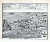 Joseph Pottinger, Stockville Farm, Residence, Dimmick, La Salle County, La Salle County 1876